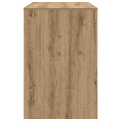 vidaXL Desk with Shelf Artisan Oak 102 x 50 x 75 cm Engineered Wood