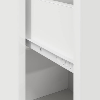vidaXL Sideboard with Drawer White 38 x 34 x 75 cm