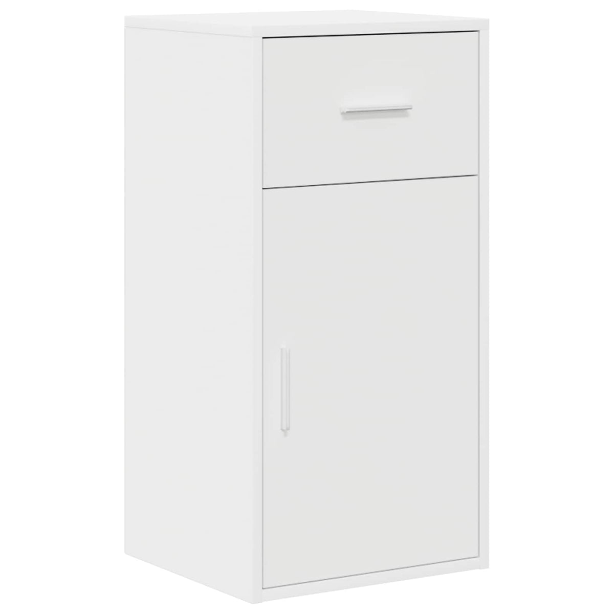 vidaXL Sideboard with Drawer White 38 x 34 x 75 cm