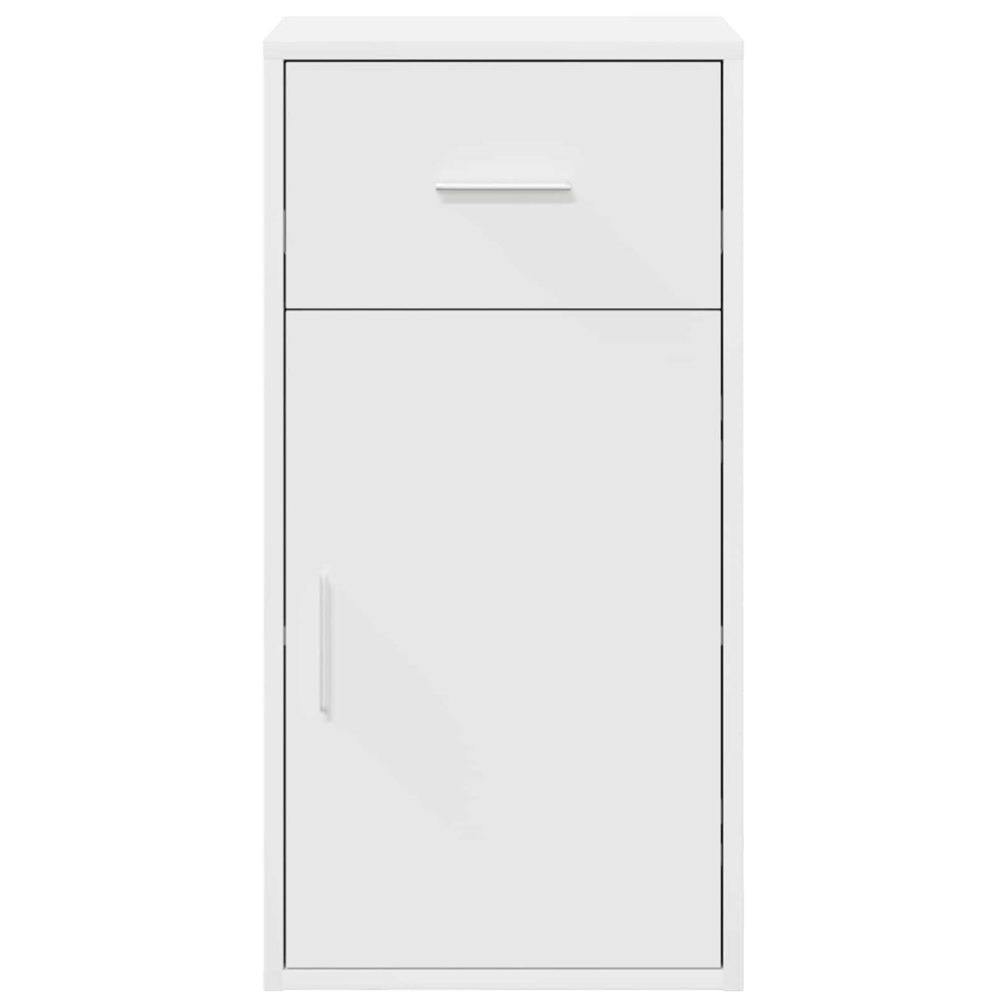 vidaXL Sideboard with Drawer White 38 x 34 x 75 cm