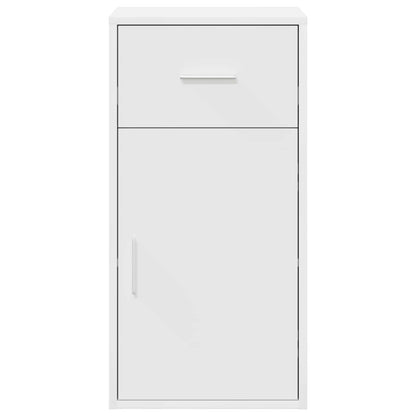 vidaXL Sideboard with Drawer White 38 x 34 x 75 cm