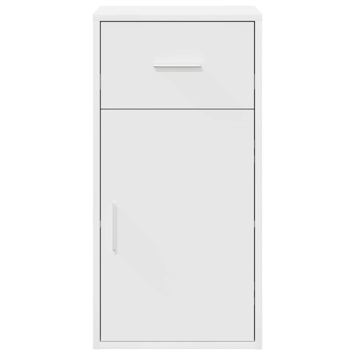 vidaXL Sideboard with Drawer White 38 x 34 x 75 cm