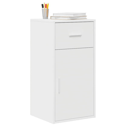 vidaXL Sideboard with Drawer White 38 x 34 x 75 cm