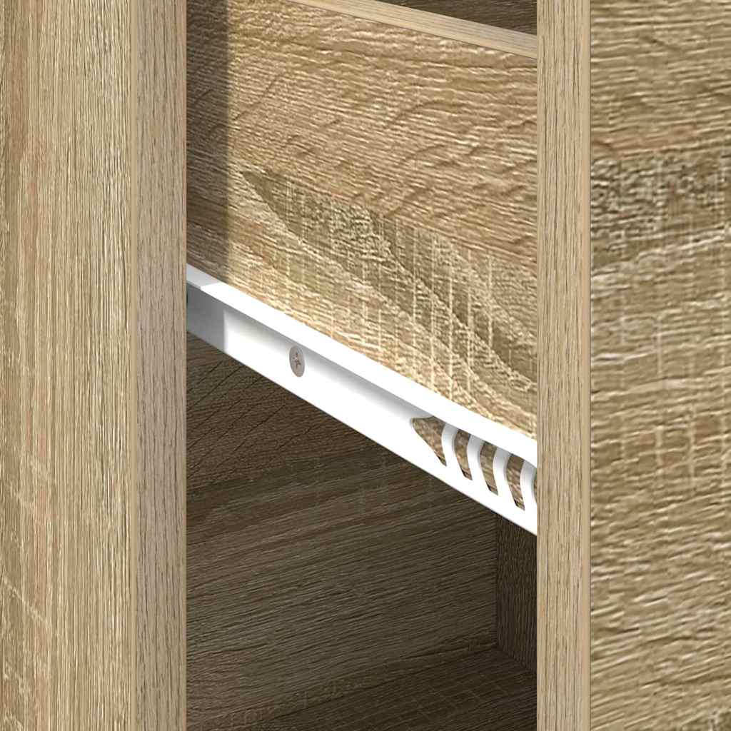 vidaXL Sideboard with Drawer Sonoma Oak 38 x 34 x 75 cm