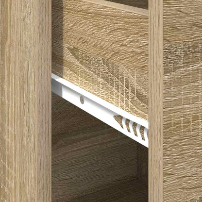 vidaXL Sideboard with Drawer Sonoma Oak 38 x 34 x 75 cm