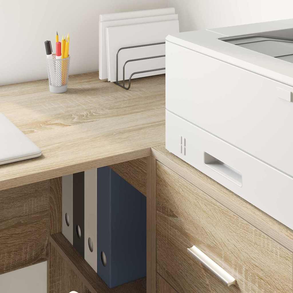 vidaXL Sideboard with Drawer Sonoma Oak 38 x 34 x 75 cm