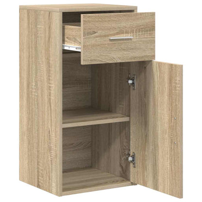 vidaXL Sideboard with Drawer Sonoma Oak 38 x 34 x 75 cm