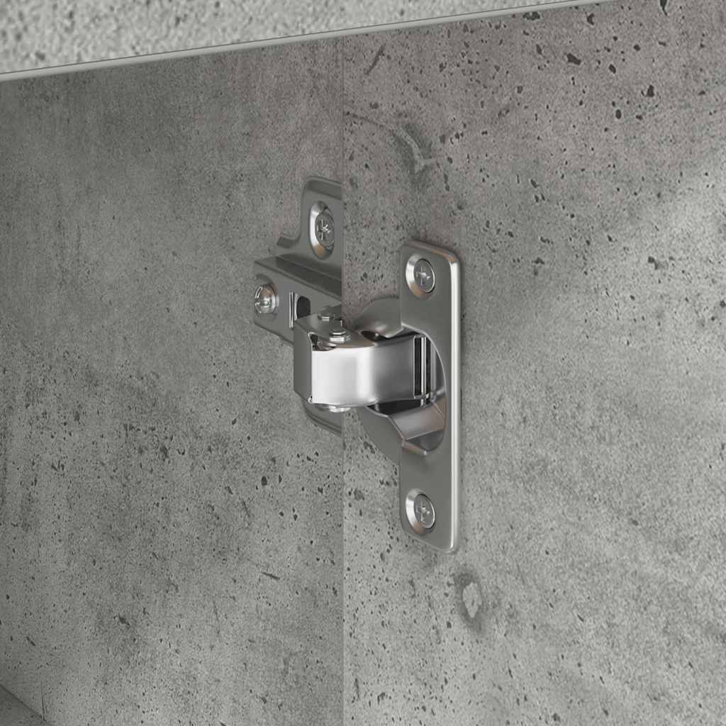 vidaXL Sideboard with Drawer Concrete Grey 38 x 34 x 75 cm