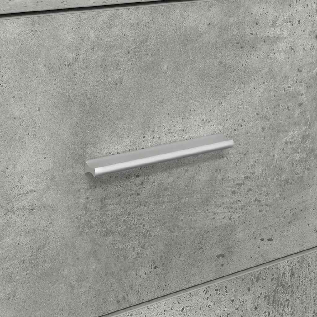 vidaXL Sideboard with Drawer Concrete Grey 38 x 34 x 75 cm