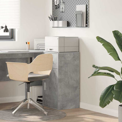 vidaXL Sideboard with Drawer Concrete Grey 38 x 34 x 75 cm