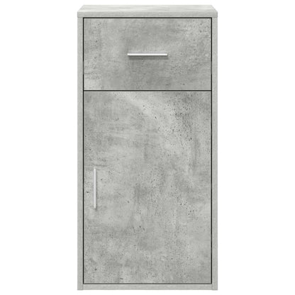 vidaXL Sideboard with Drawer Concrete Grey 38 x 34 x 75 cm
