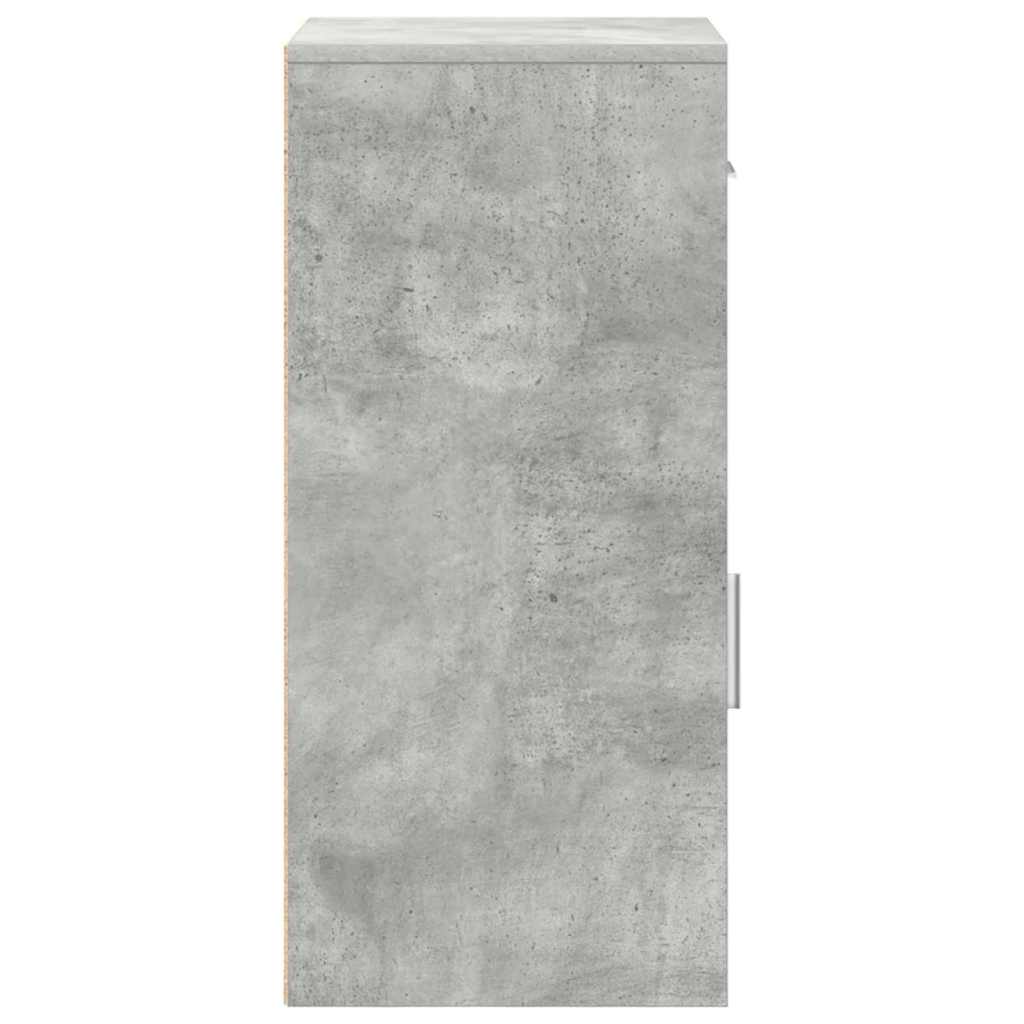 vidaXL Sideboard with Drawer Concrete Grey 38 x 34 x 75 cm