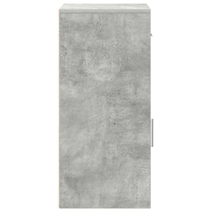 vidaXL Sideboard with Drawer Concrete Grey 38 x 34 x 75 cm