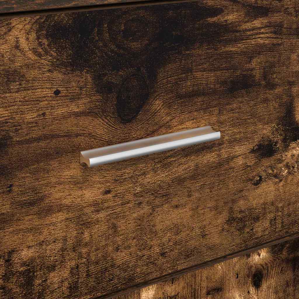 vidaXL Sideboard with Drawer Smoked Oak 38 x 34 x 75 cm