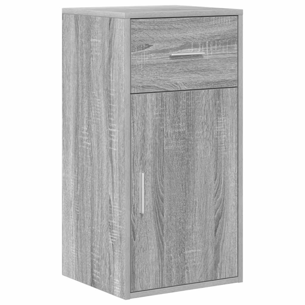 vidaXL Sideboard with Drawer Grey Sonoma 38 x 34 x 75 cm