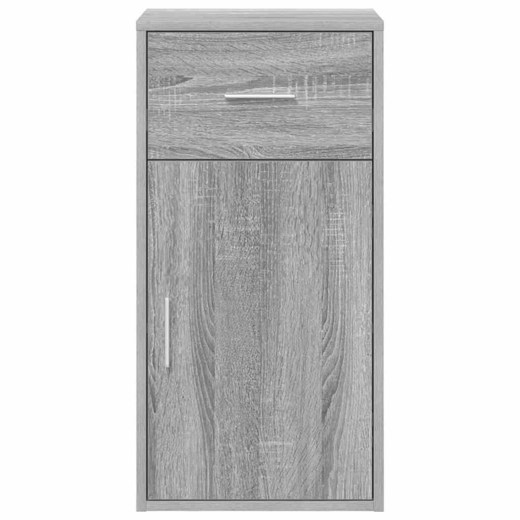 vidaXL Sideboard with Drawer Grey Sonoma 38 x 34 x 75 cm