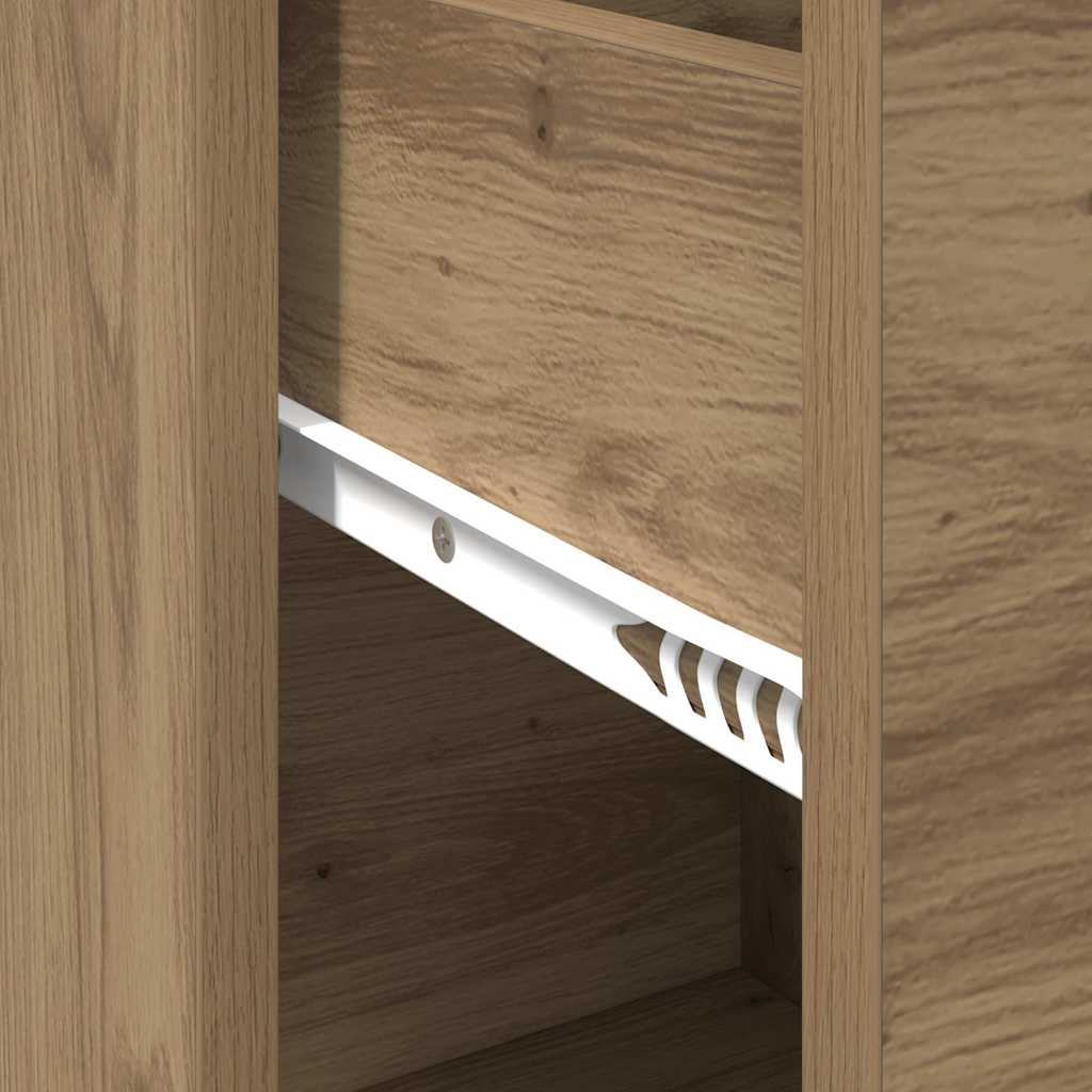 vidaXL Sideboard with Drawer Artisan Oak 38 x 34 x 75 cm