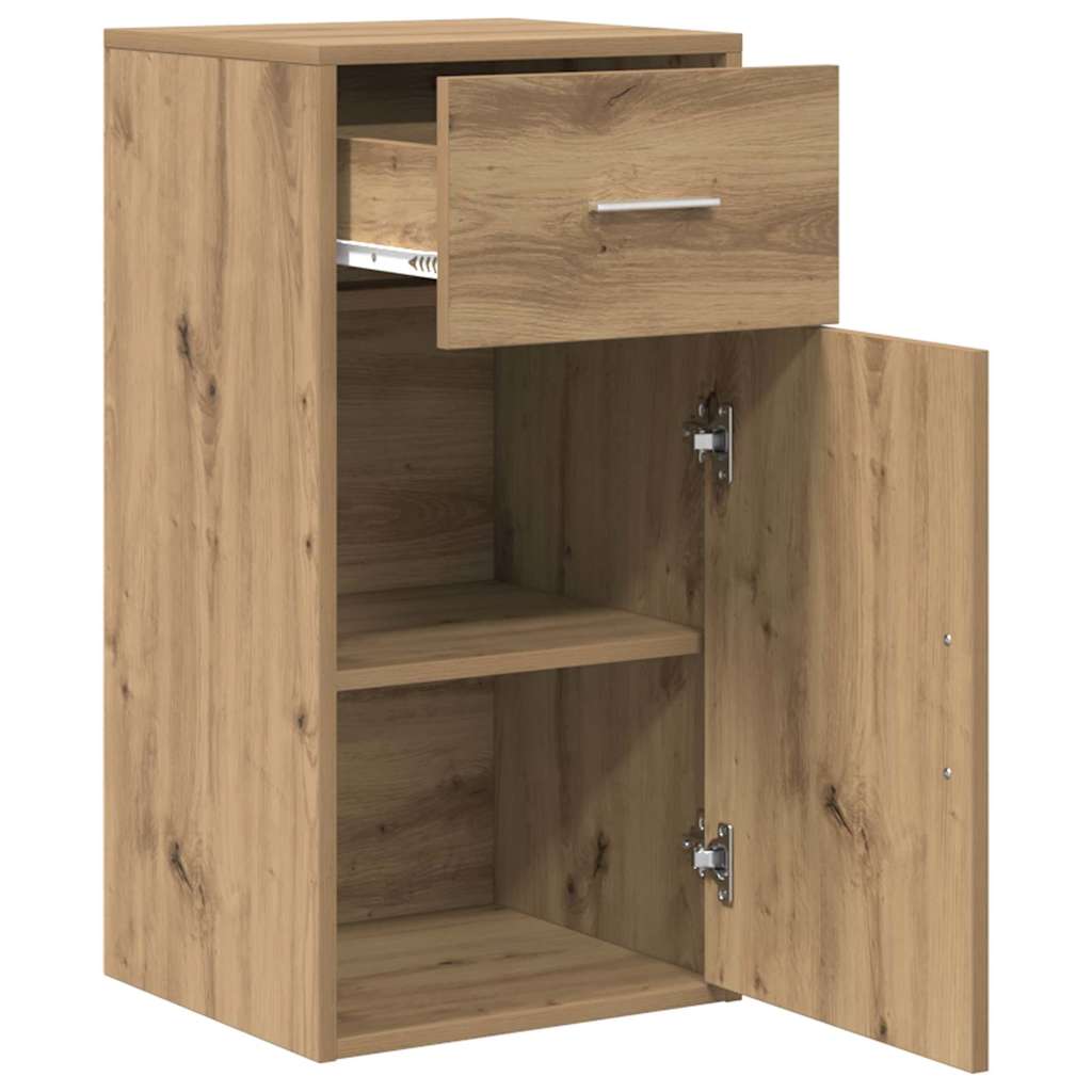 vidaXL Sideboard with Drawer Artisan Oak 38 x 34 x 75 cm