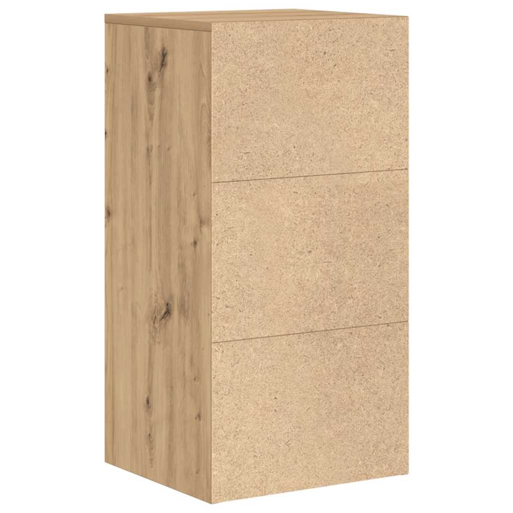 vidaXL Sideboard with Drawer Artisan Oak 38 x 34 x 75 cm