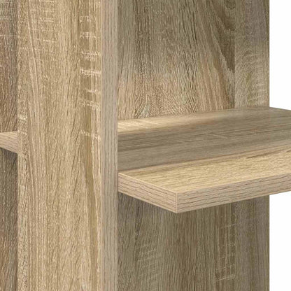 vidaXL Corner Desk Sonoma Oak 140 x 113.5 x 75 cm Engineered Wood