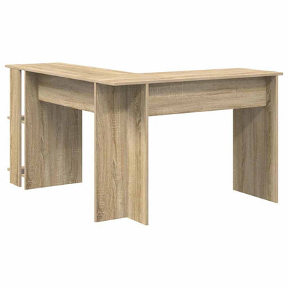 vidaXL Corner Desk Sonoma Oak 140 x 113.5 x 75 cm Engineered Wood