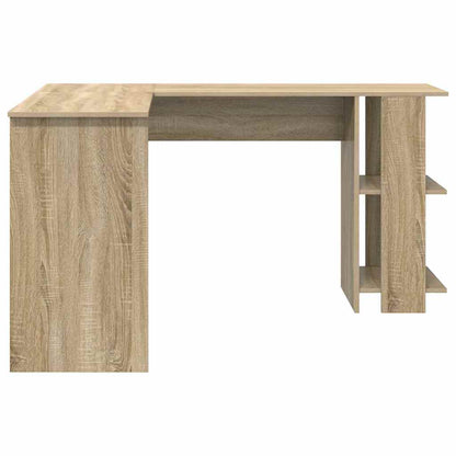 vidaXL Corner Desk Sonoma Oak 140 x 113.5 x 75 cm Engineered Wood