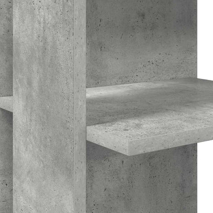 vidaXL Corner Desk Concrete Grey 140 x 113.5 x 75 cm Engineered Wood