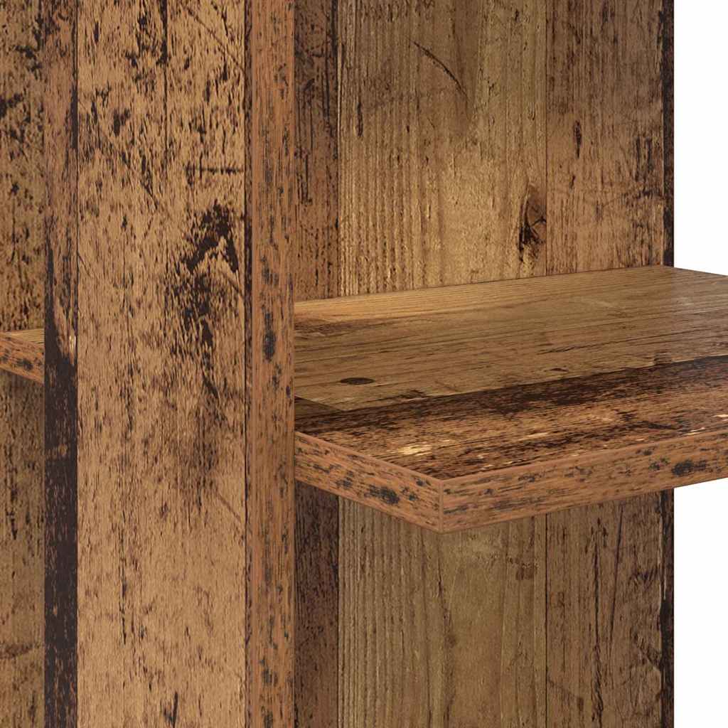 vidaXL Corner Desk Old Wood 140 x 113.5 x 75 cm Engineered Wood