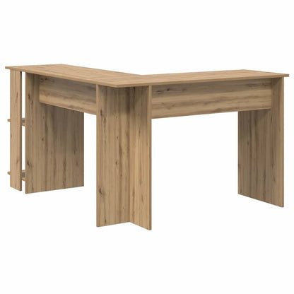 vidaXL Corner Desk Artisan Oak 140 x 113.5 x 75 cm Engineered Wood