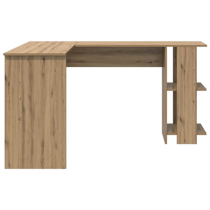 vidaXL Corner Desk Artisan Oak 140 x 113.5 x 75 cm Engineered Wood