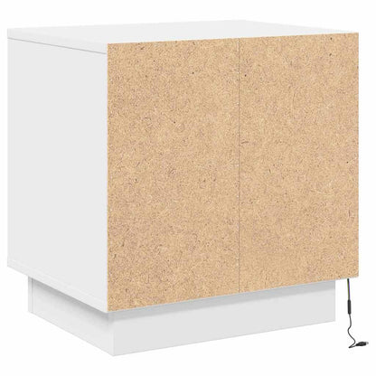 vidaXL Bedside Cabinet White 44 x 34.5 x 45 cm Engineered Wood