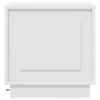 vidaXL Bedside Cabinet White 44 x 34.5 x 45 cm Engineered Wood