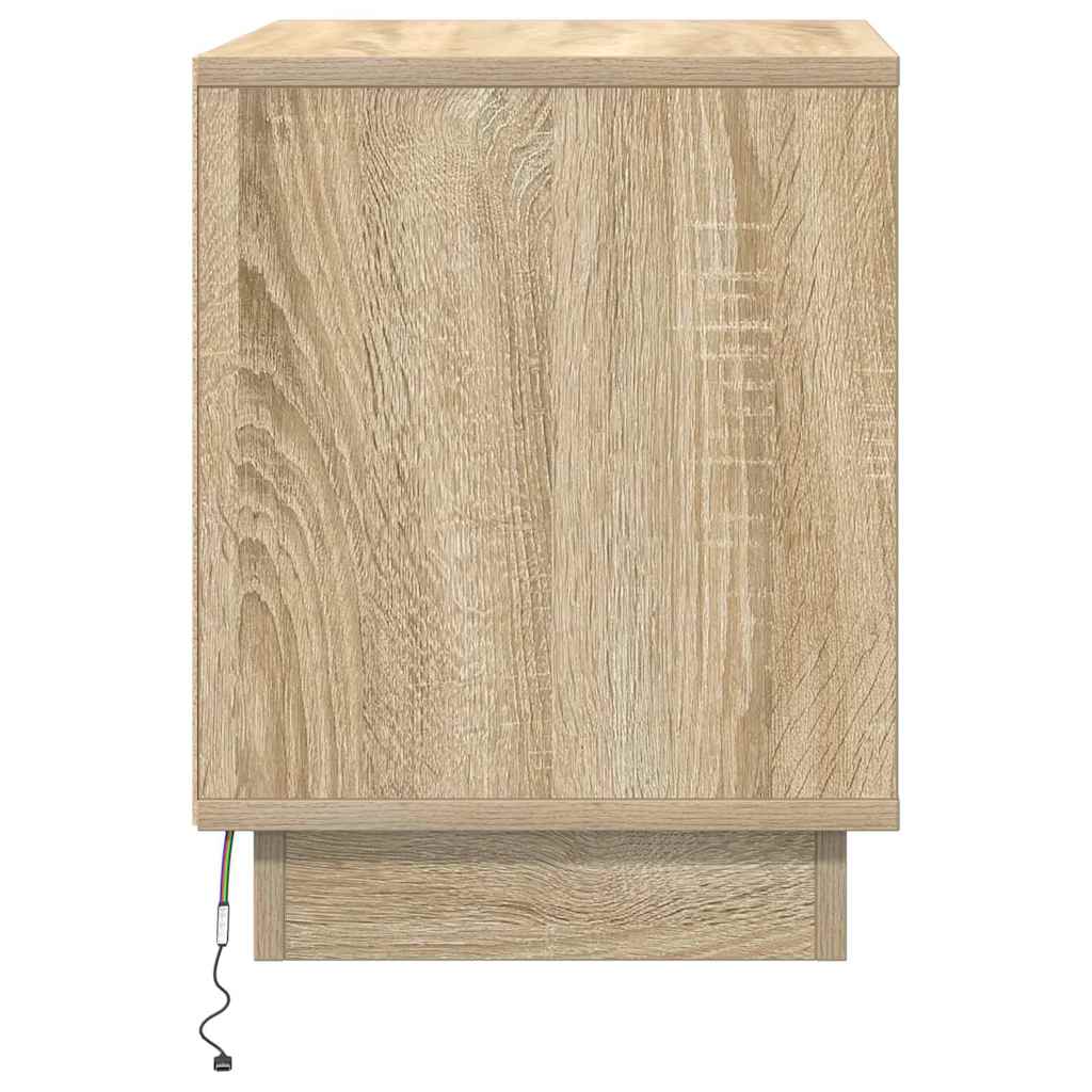 vidaXL Bedside Cabinet 2 pcs Sonoma Oak 44 x 34.5 x 45 cm