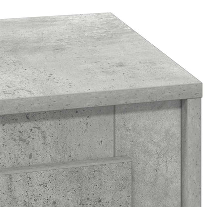vidaXL Bedside Cabinet 2 pcs Concrete Grey 44 x 34.5 x 45 cm