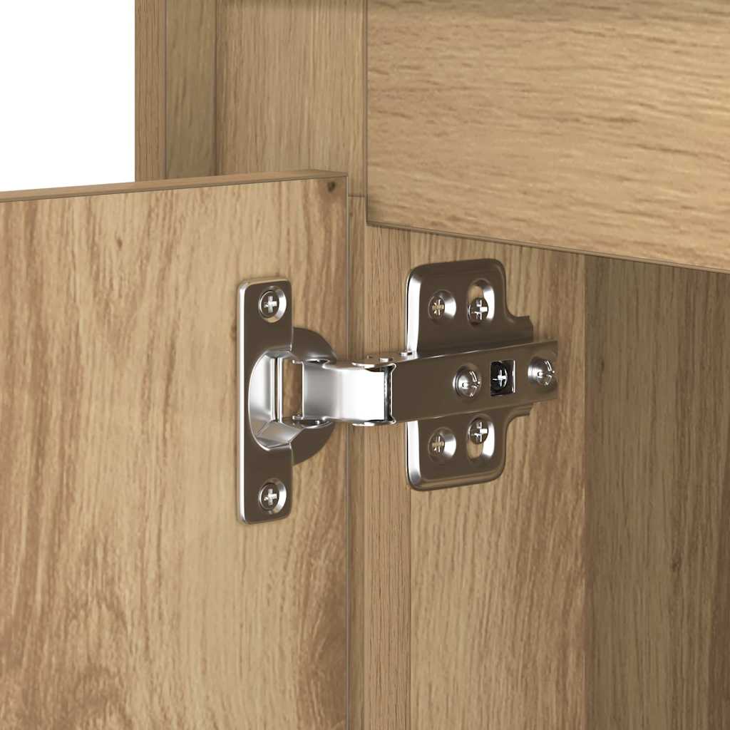 vidaXL Bedside Cabinet Artisan Oak 44 x 34.5 x 45 cm Engineered Wood