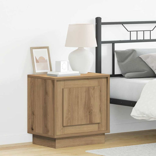 vidaXL Bedside Cabinet Artisan Oak 44 x 34.5 x 45 cm Engineered Wood