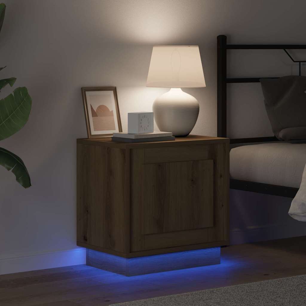 vidaXL Bedside Cabinet 2 pcs Artisan Oak 44 x 34.5 x 45 cm