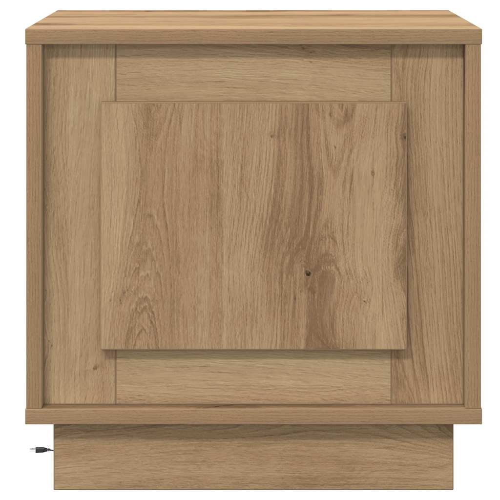 vidaXL Bedside Cabinet 2 pcs Artisan Oak 44 x 34.5 x 45 cm