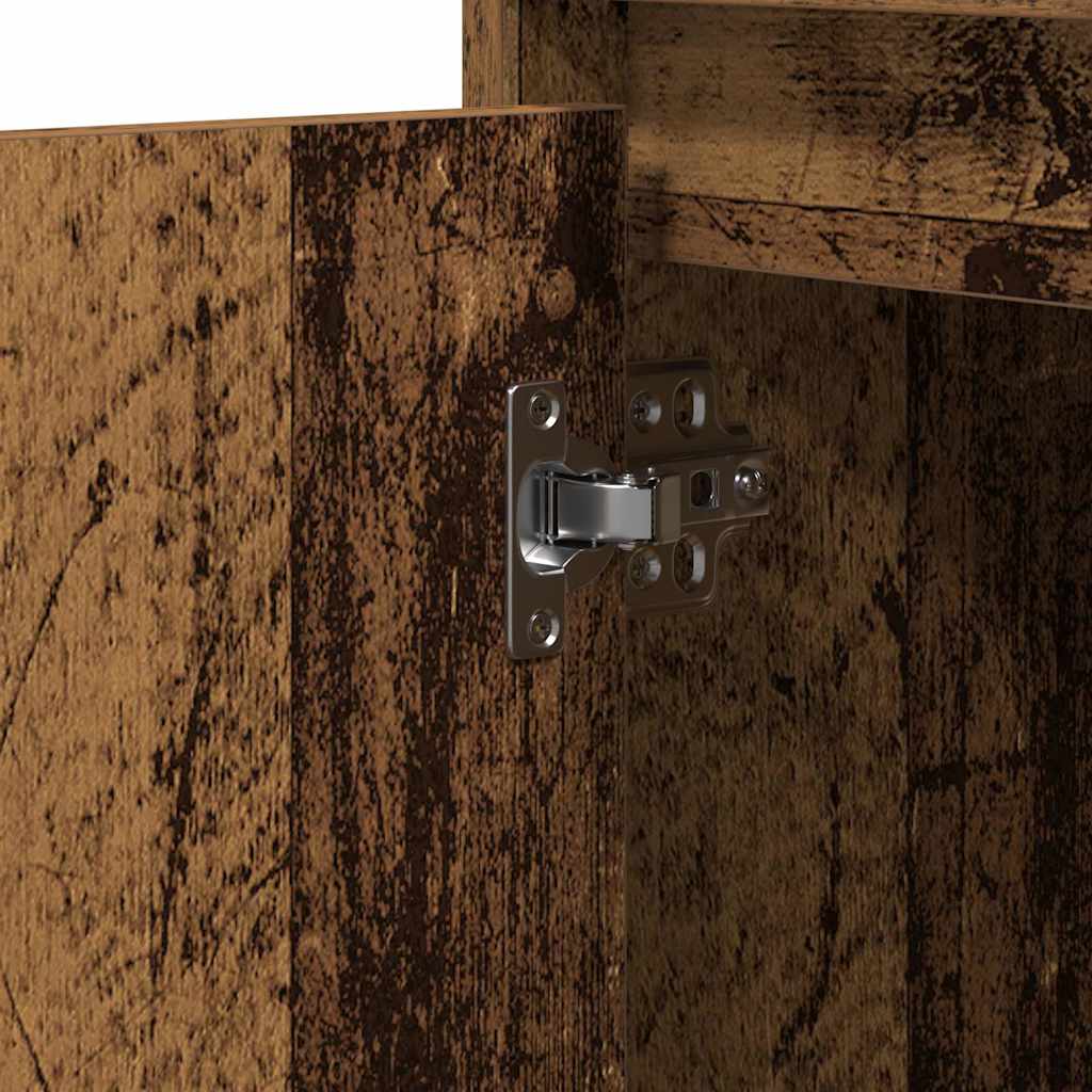 vidaXL Bedside Cabinet Old Wood 50 x 34.5 x 50 cm Engineered wood