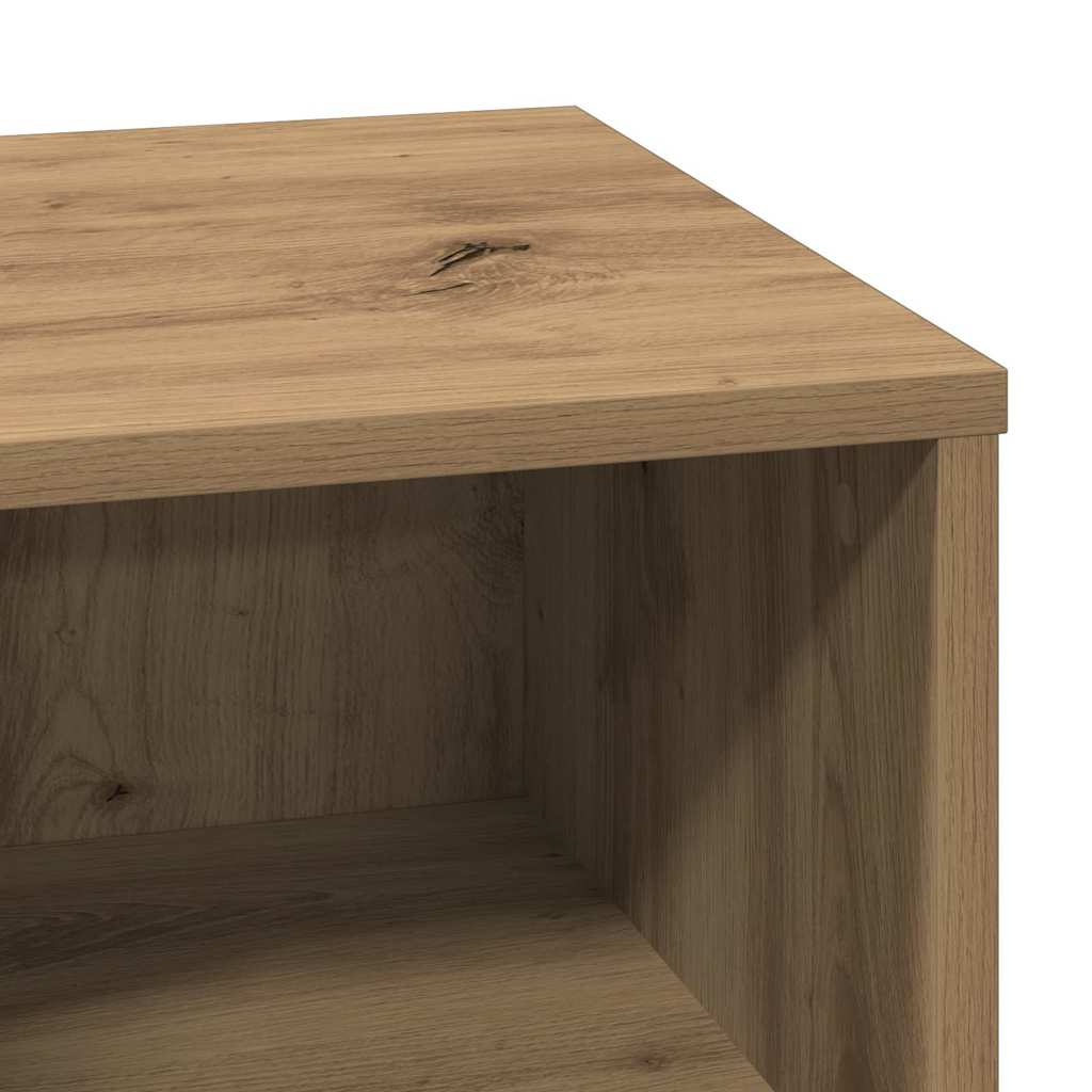 vidaXL Bedside Cabinet 2 pcs Artisan Oak 50 x 34.5 x 50 cm
