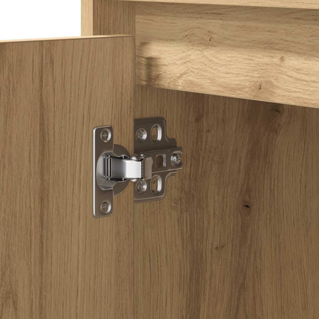 vidaXL Bedside Cabinet 2 pcs Artisan Oak 50 x 34.5 x 50 cm