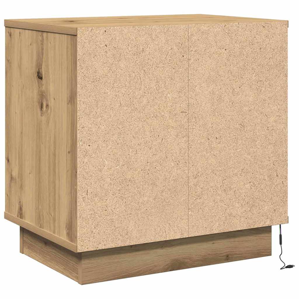 vidaXL Bedside Cabinet 2 pcs Artisan Oak 50 x 34.5 x 50 cm