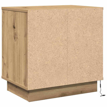vidaXL Bedside Cabinet 2 pcs Artisan Oak 50 x 34.5 x 50 cm