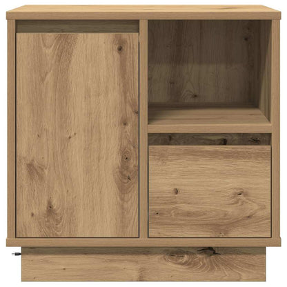vidaXL Bedside Cabinet 2 pcs Artisan Oak 50 x 34.5 x 50 cm