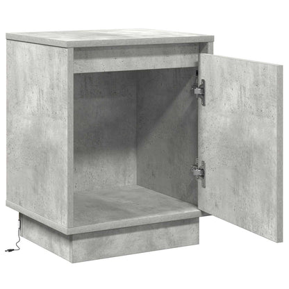 vidaXL Bedside Cabinet Concrete Grey 39 x 34.5 x 50 cm Engineered wood