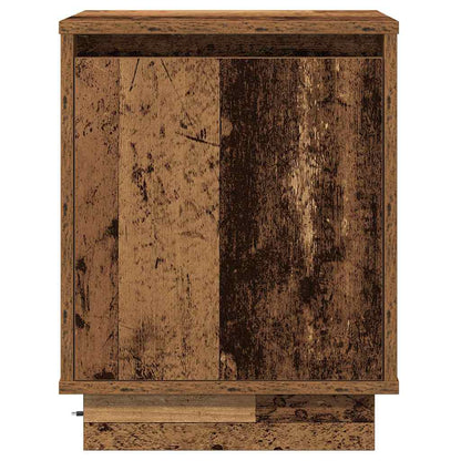 vidaXL Bedside Cabinet Old Wood 39 x 34.5 x 50 cm Engineered wood