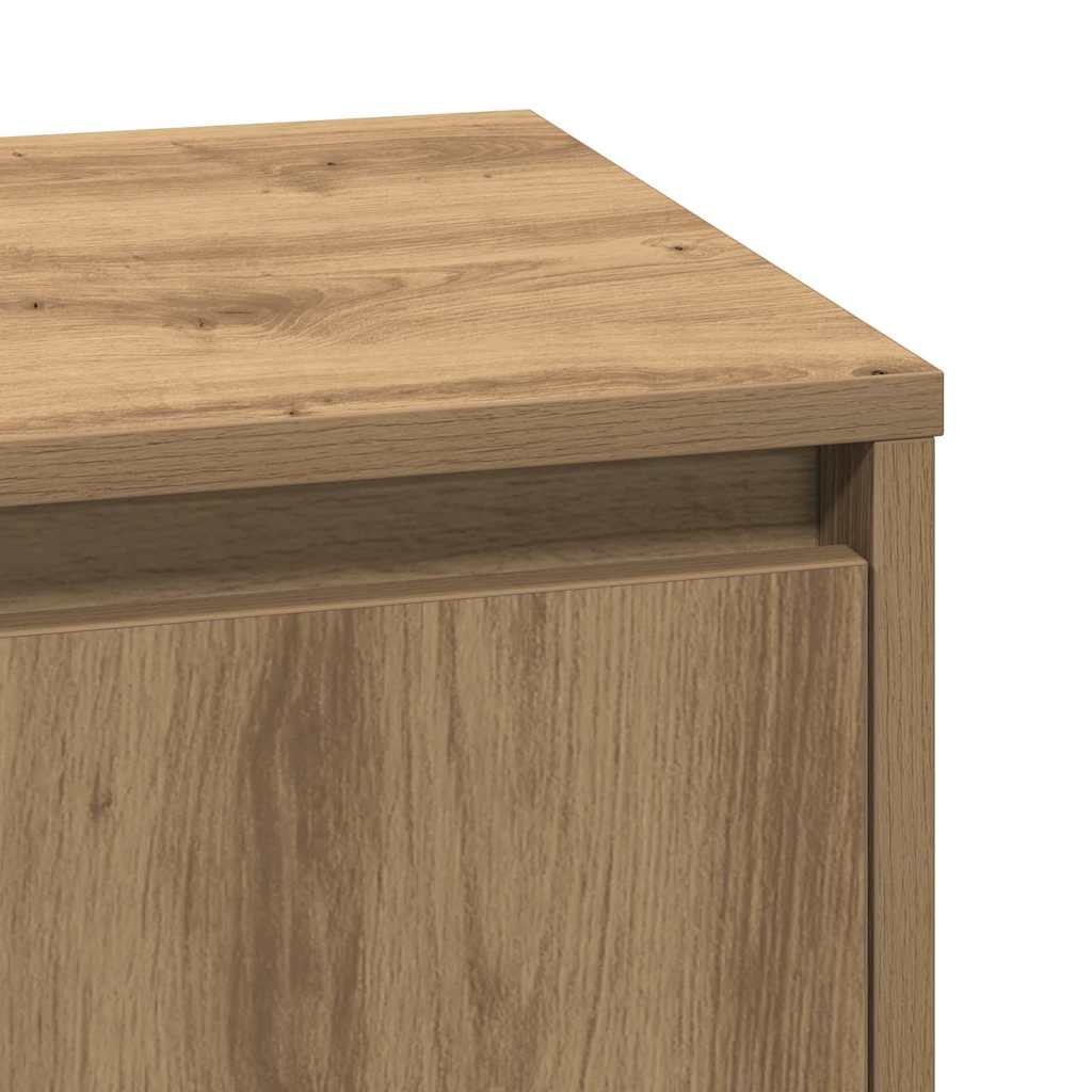 vidaXL Bedside Cabinet Artisan Oak 39 x 34.5 x 50 cm Engineered wood