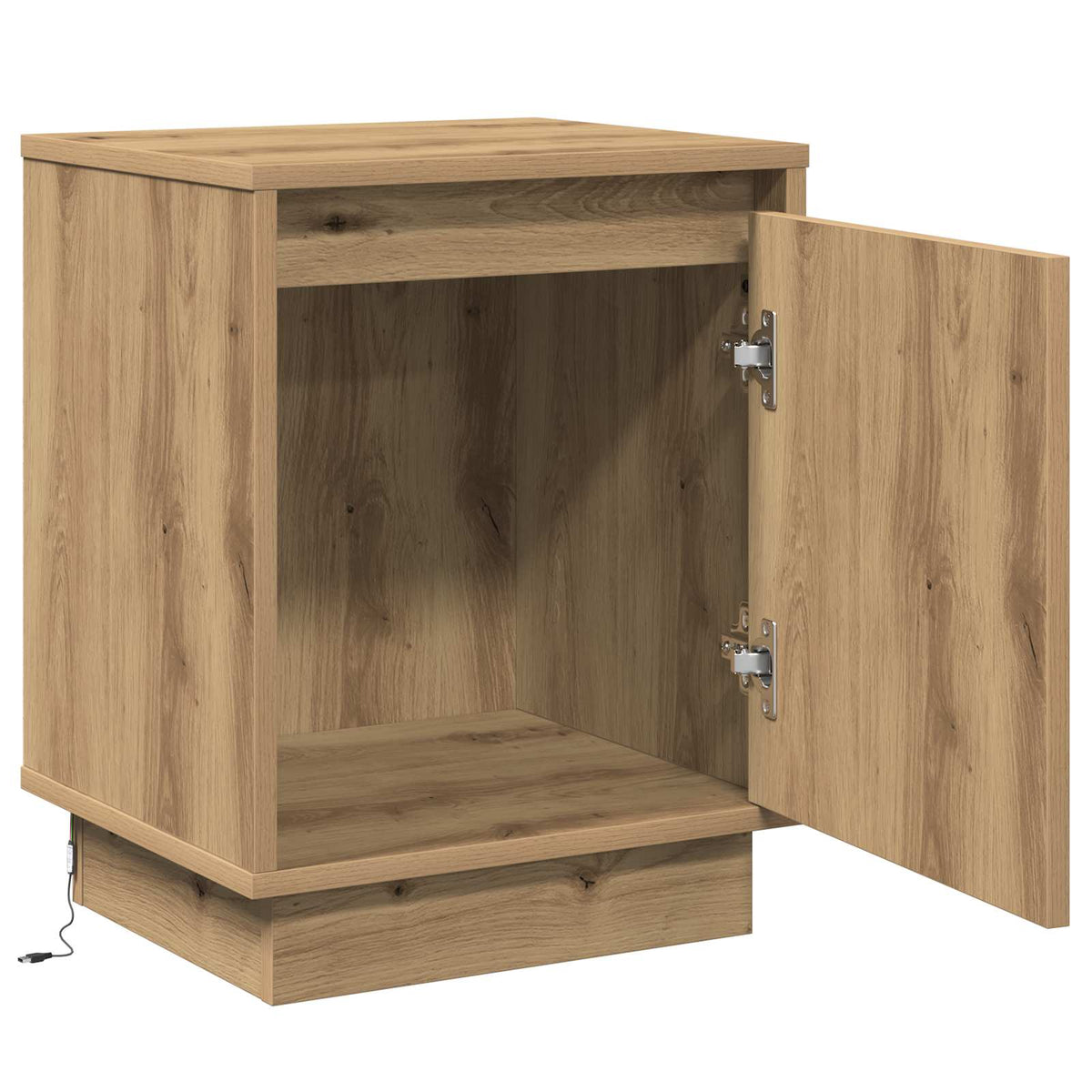 vidaXL Bedside Cabinet Artisan Oak 39 x 34.5 x 50 cm Engineered wood