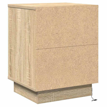 vidaXL Bedside Cabinet Sonoma Oak 39 x 34.5 x 50 cm Engineered wood