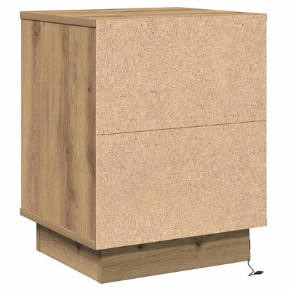 vidaXL Bedside Cabinet Artisan Oak 39 x 34.5 x 50 cm Engineered wood